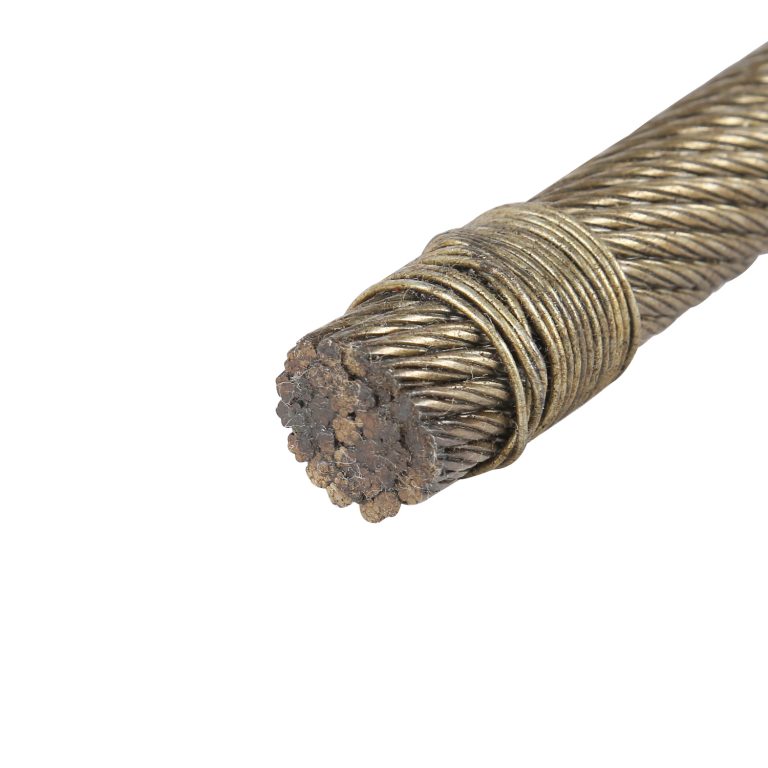 Cable de acero inoxidable recubierto de vinilo, cable de acero con cubierta de plástico