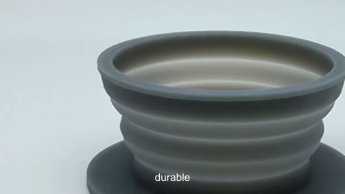 gotejador de café de silicone dobrável melhor fabricante, fornecedor de cafeteira para acampamento ao ar livre, manuel pour over cafeteira