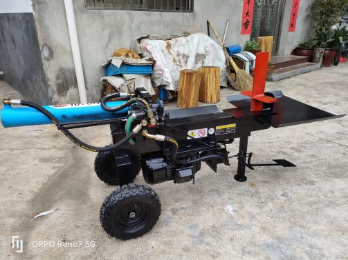 log cleaving machine supplier China good 7ton cheap timber company use customization upon request diesel Hydraulic vertical