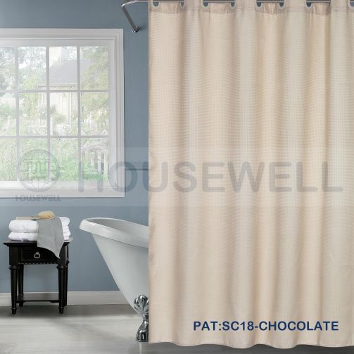 8G PE/EVA Shower Curtains, Quick Dry, Eco-Friendly and Non-toxic